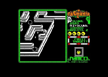 Pac-Mania (UK) (1988) (Trainer) screen shot game playing